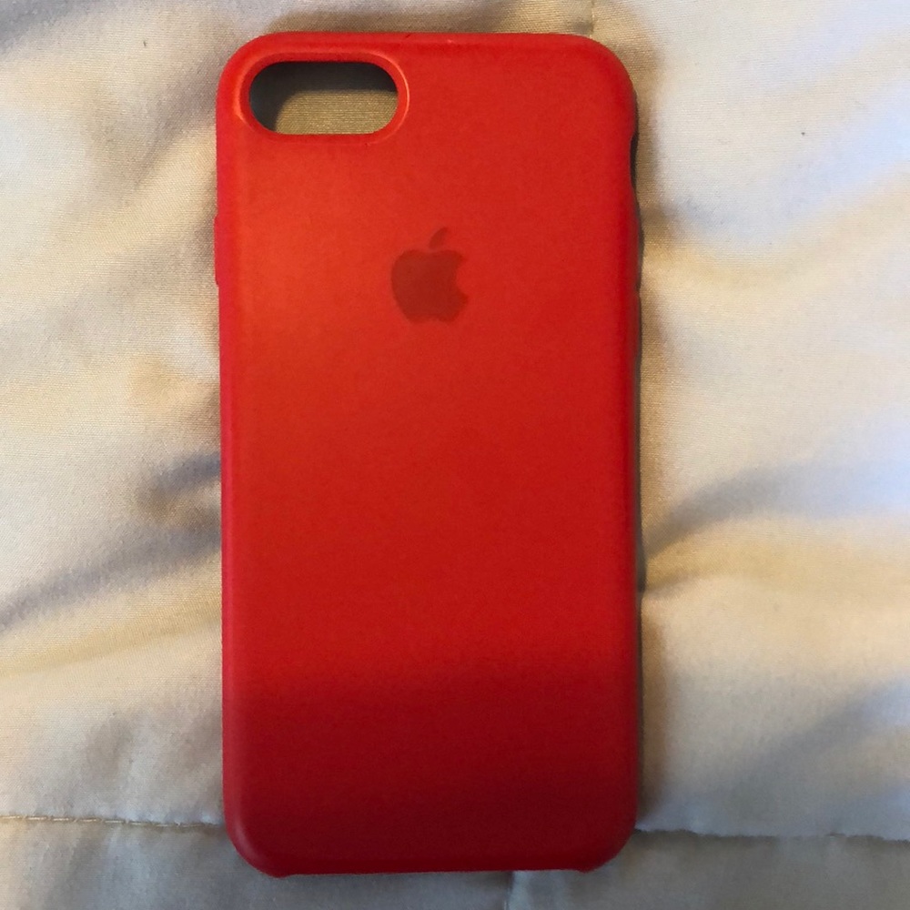 Apple Genuine iPhone 8 Product Red Silicone Case